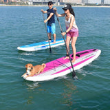 man and woman stand up paddle boarding on Cruiser SUP® Xcursion Classic on a lake