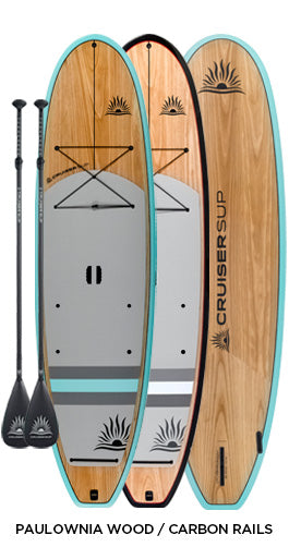 Two BLEND LE Wood / Carbon Paddle Board Package By Cruiser SUP®