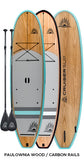 Two BLEND LE Wood / Carbon Paddle Board Package By Cruiser SUP®