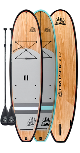 Two BLEND LE Wood / Carbon Paddle Board Package By Cruiser SUP®