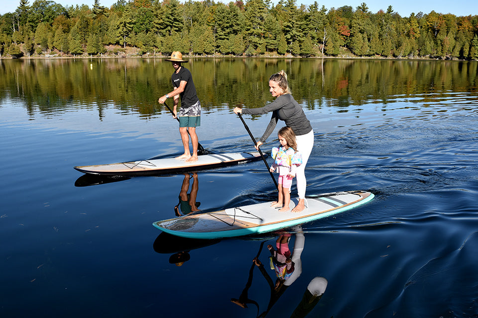 Two BLEND LE Wood / Carbon Paddle Board Package By Cruiser SUP®