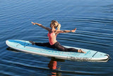 woman doing yoga on a Cruiser SUP® stand up paddle board - Yoga Mat