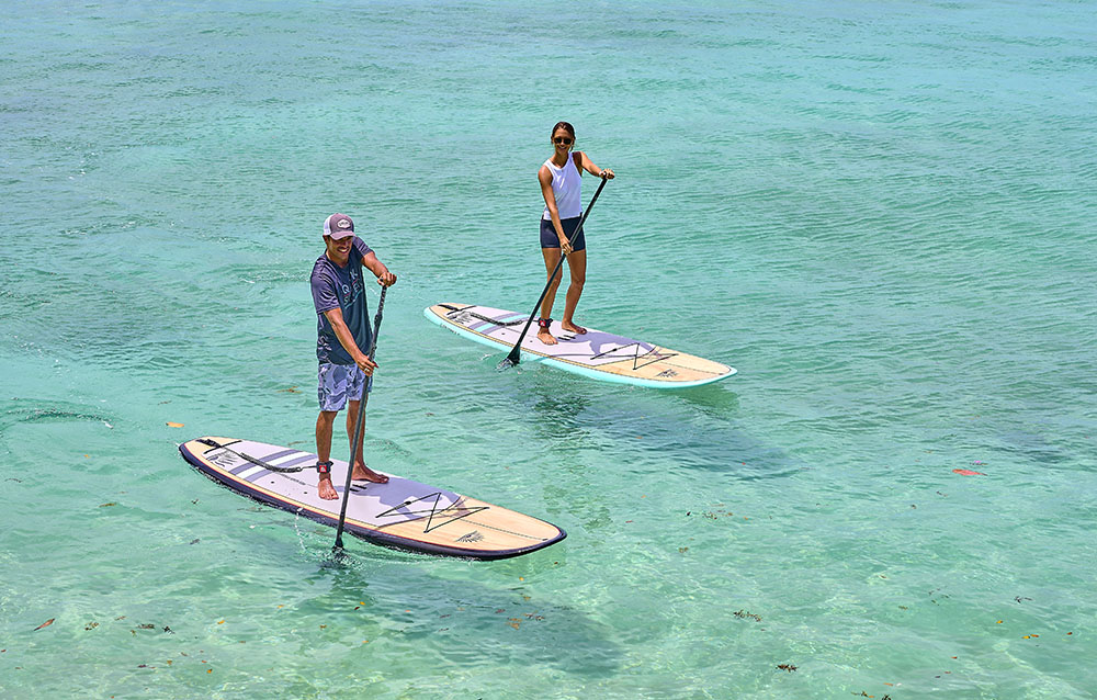 Two BLEND LE Wood / Carbon Paddle Board Package By Cruiser SUP®