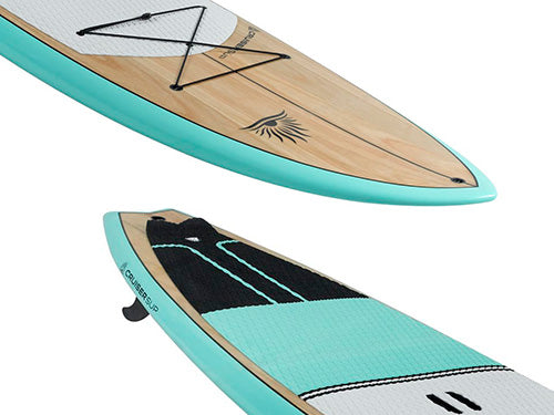 Two ESCAPE LE Wood / Carbon Paddle Board Package By Cruiser SUP®