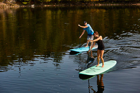 flat water stand up paddle boarding