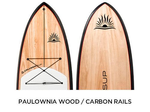 Two ESCAPE LE Wood / Carbon Paddle Board Package By Cruiser SUP®