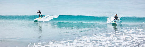 stand up paddle board surfing