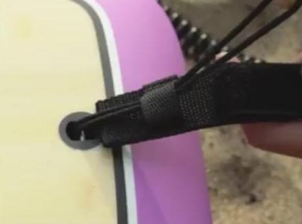 Installing a SUP Leash