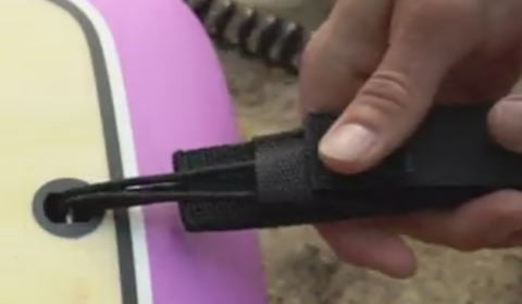 Installing a SUP Leash