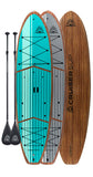 Two XPEDITION Woody Paddle Board Packages - Full Length Deck Pad