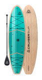 11'4 Light Wood/Teal Pad Add $50